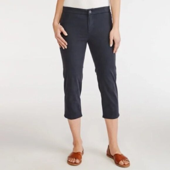 Lila Ryan for Stitch Fix Navy The Jase Straight Pedal Pusher Capri Pants NWOT - Picture 5 of 8